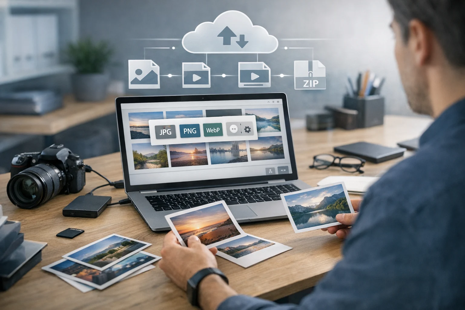 Image Compression vs Image Conversion: When Each Matters