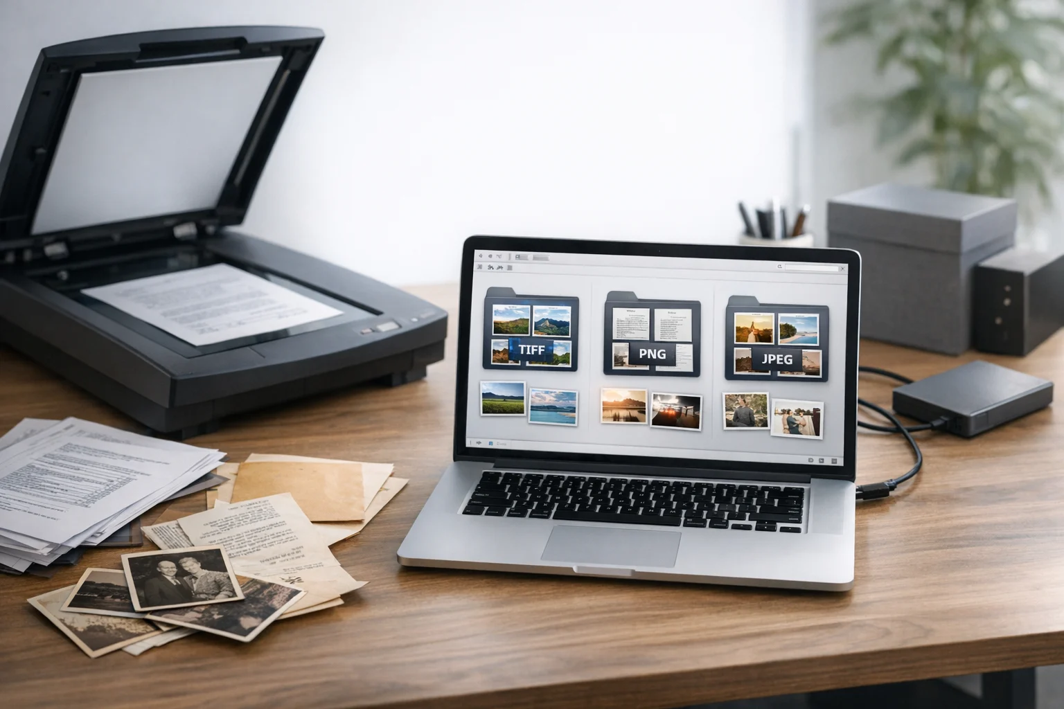 TIFF vs PNG vs JPEG for Scanned Documents and Archiving